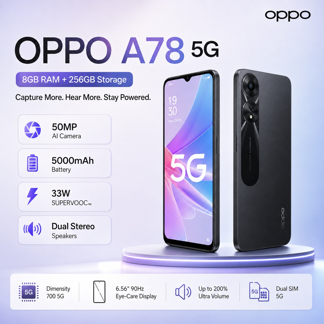 Oppo A78 - 2026 yeni OPPO A78 5G Akıllı