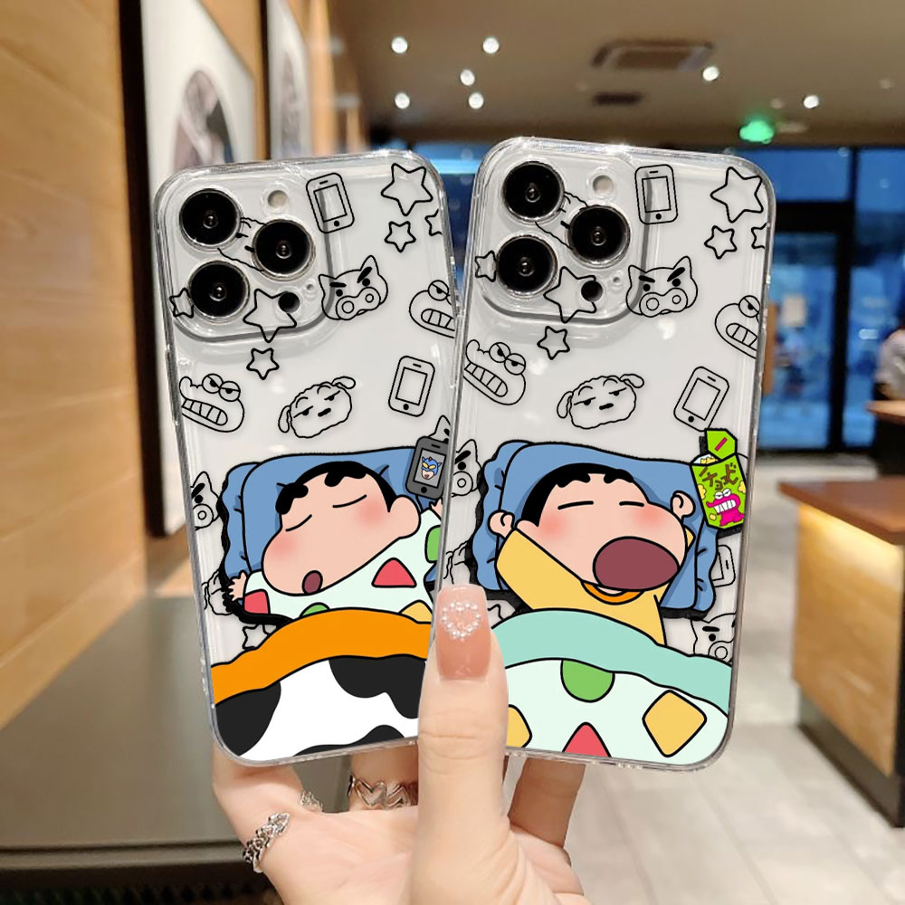 Vivo V40 - Karikatür C-Crayon S-Shin Chan Kapaklı Şeffaf