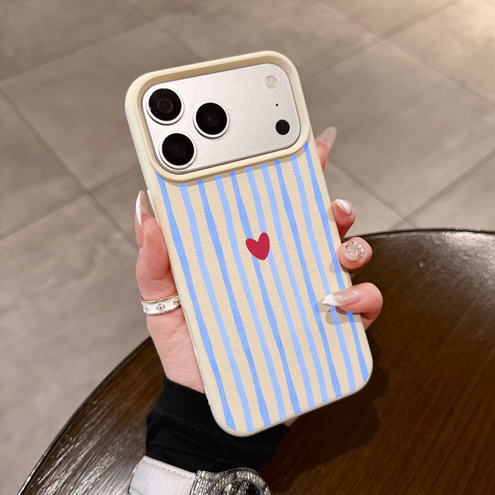 Dikey Çizgili Kalp Desenli Tel - Apple Iphone 15 incelemesi ve fiyatı