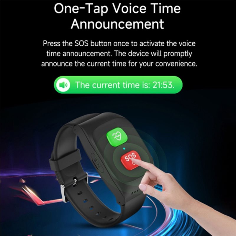 4G Yaşlı Alarmı GPS Saati 4G Y - Fall Detection Watch incelemesi ve fiyatı