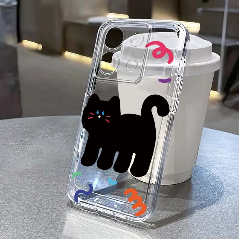 Siyah Kedi Karikatür Sevimli X - Xiaomi Redmi Note 14 incelemesi ve fiyatı